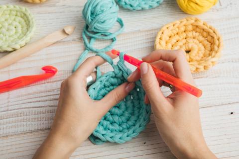 knit crochet