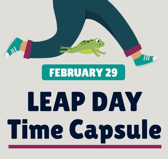 Leap Day Time Capsule. Frog and legs