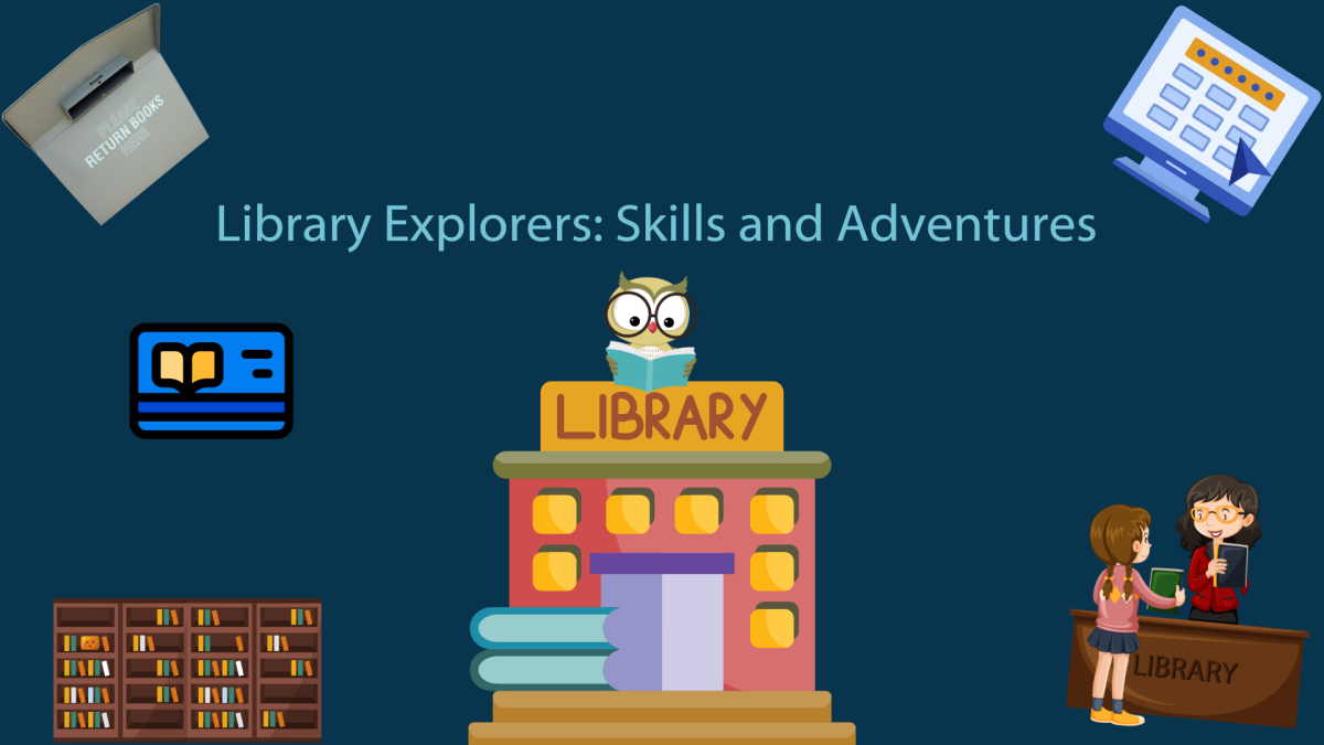 Library Explorers: Skills and Adventures Logo