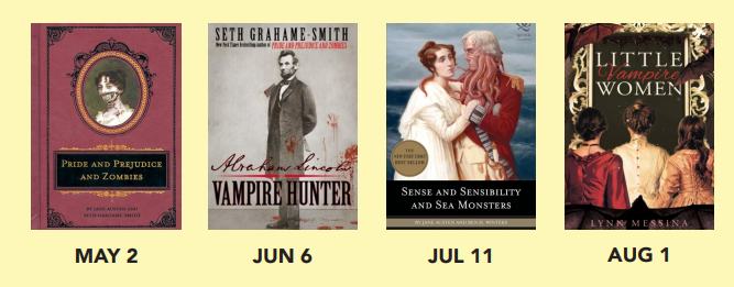 Image of Book Covers for this quarter.